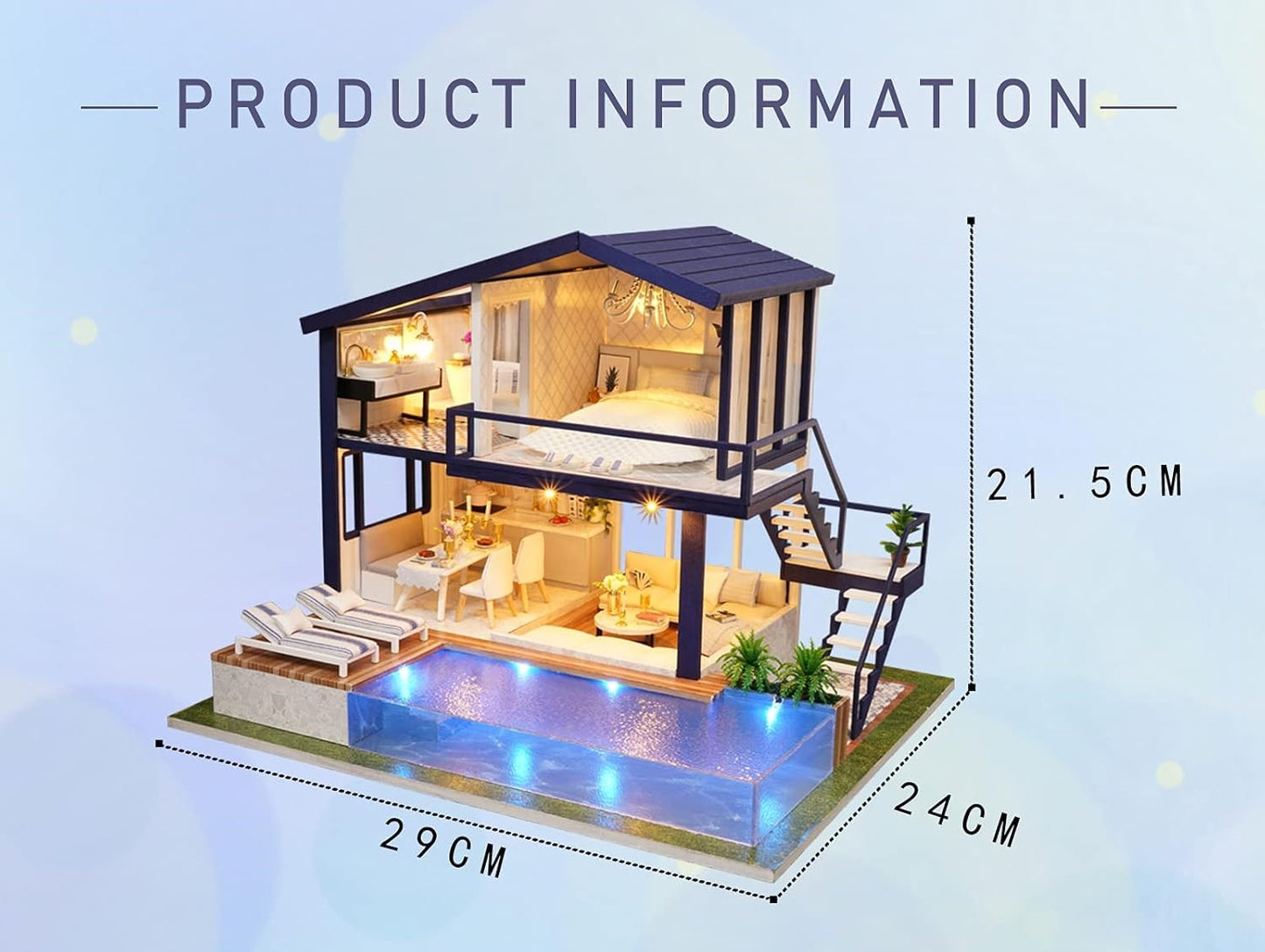 Drown-Out Villa — Miniature DIY House