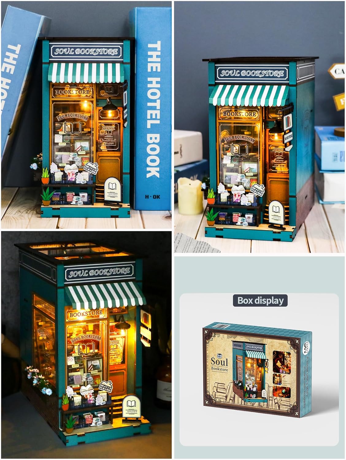 Soul Bookstore — Miniature DIY Bookstore