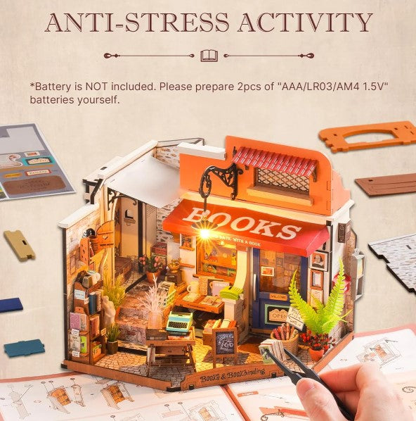 Sunset Corner — Miniature DIY Bookshop