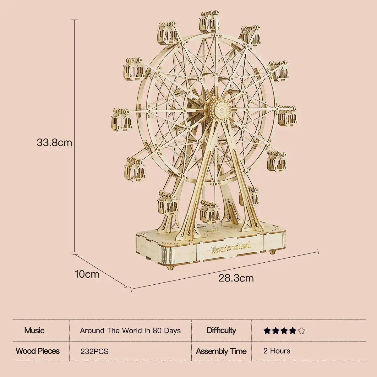 Ferris Wheel — Wooden Music Box