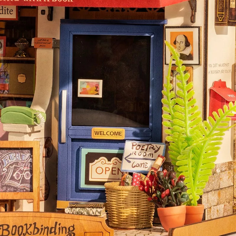 Sunset Corner — Miniature DIY Bookshop
