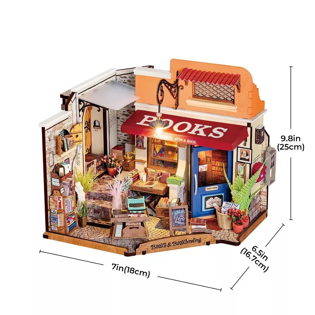 Sunset Corner — Miniature DIY Bookshop
