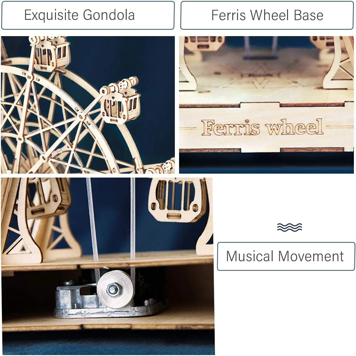 Ferris Wheel — Wooden Music Box