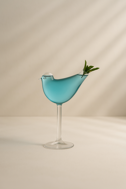 Bird Cocktail Glass