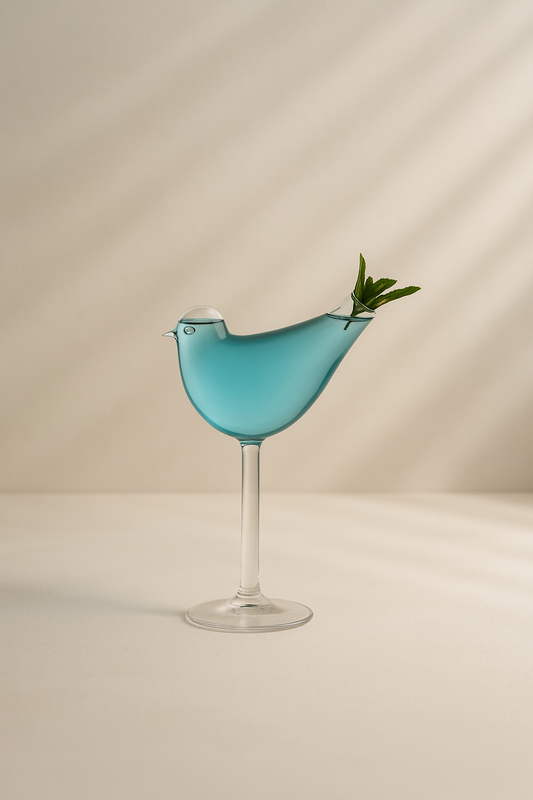 Bird Cocktail Glass