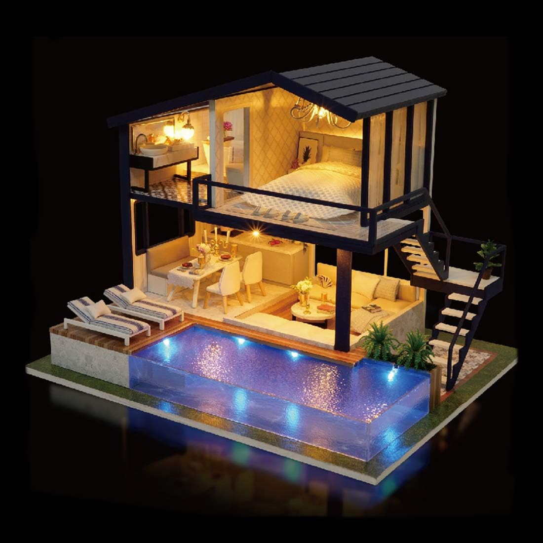 Drown-Out Villa — Miniature DIY House