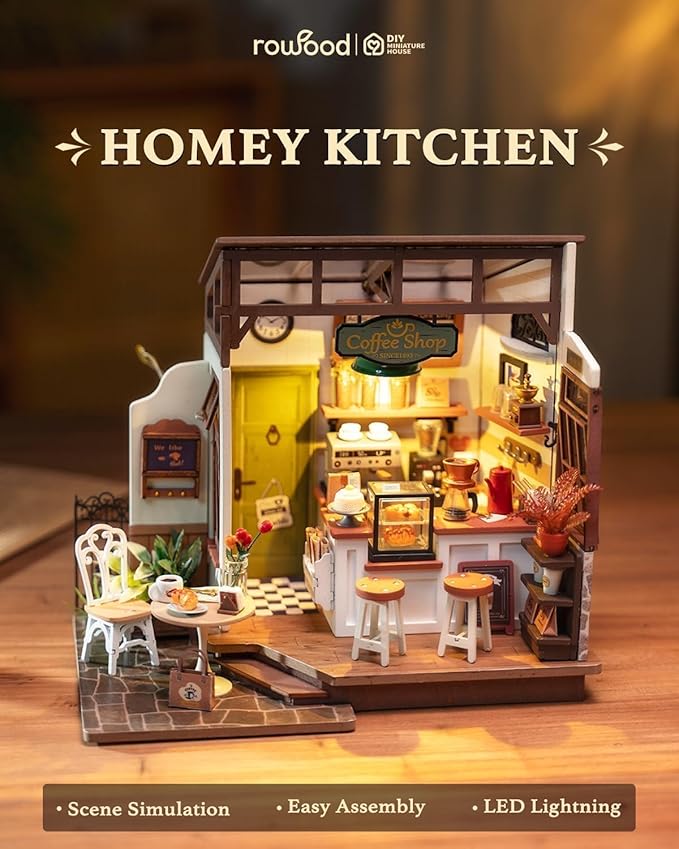 Sunlit Café — Miniature DIY Coffee Shop