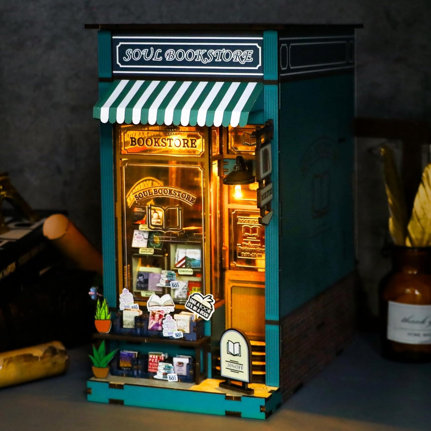 Soul Bookstore — Miniature DIY Bookstore