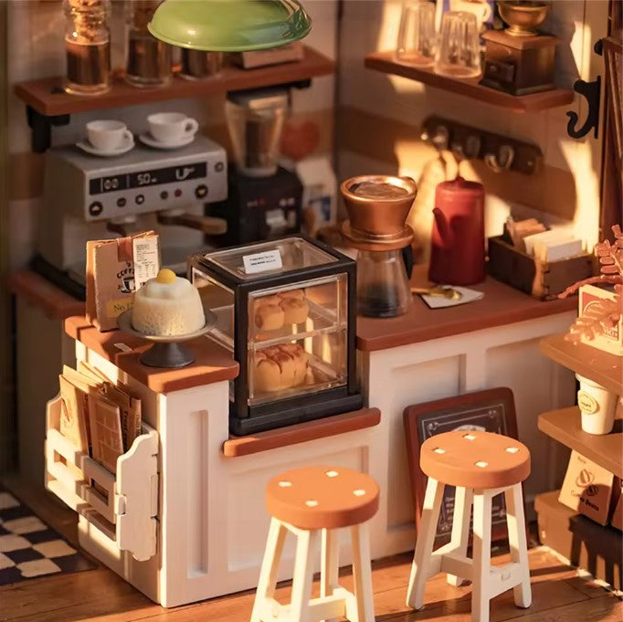 Sunlit Café — Miniature DIY Coffee Shop