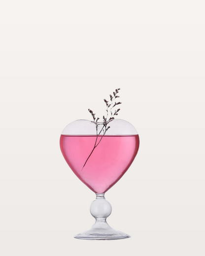 Heart Cocktail Glass