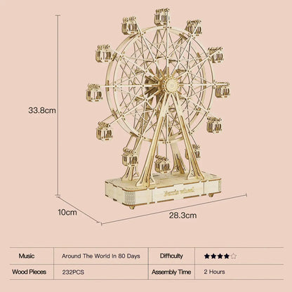 Ferris Wheel — Wooden Music Box
