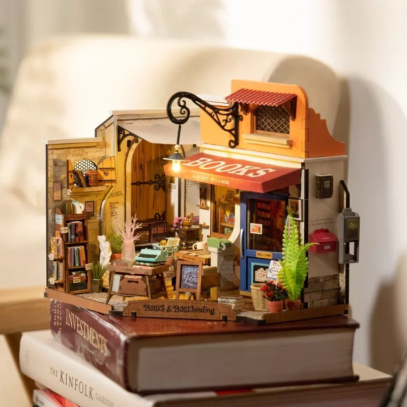 Sunset Corner — Miniature DIY Bookshop