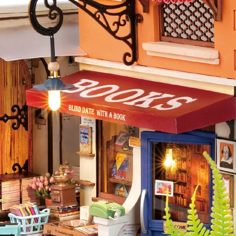 Sunset Corner — Miniature DIY Bookshop
