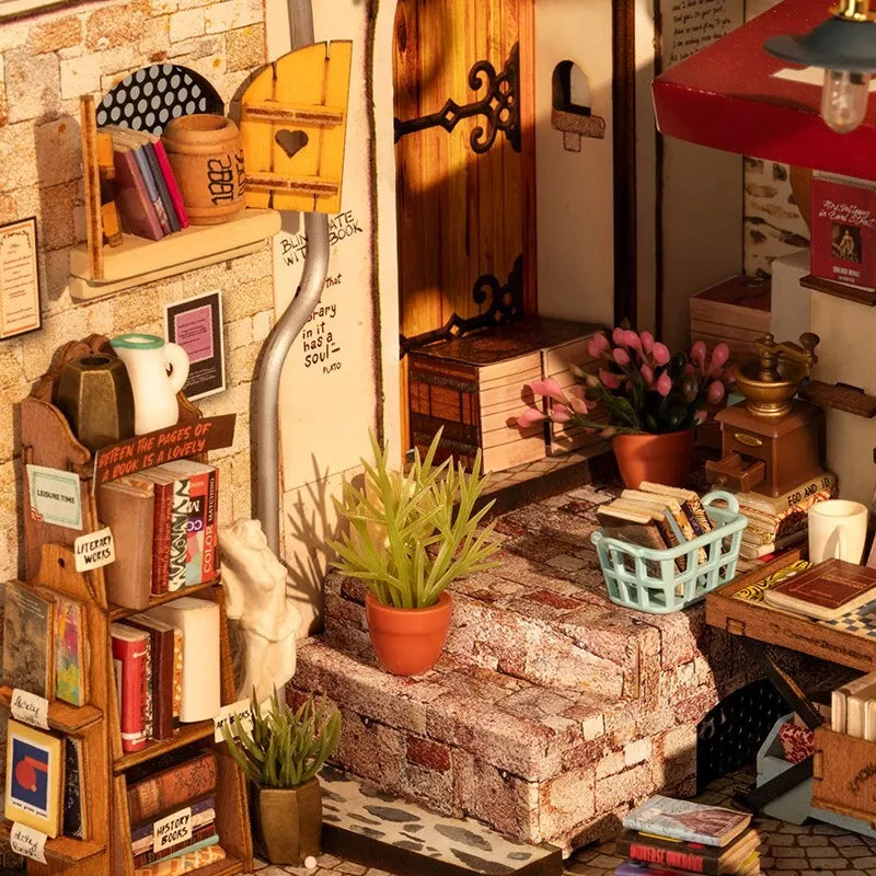Sunset Corner — Miniature DIY Bookshop