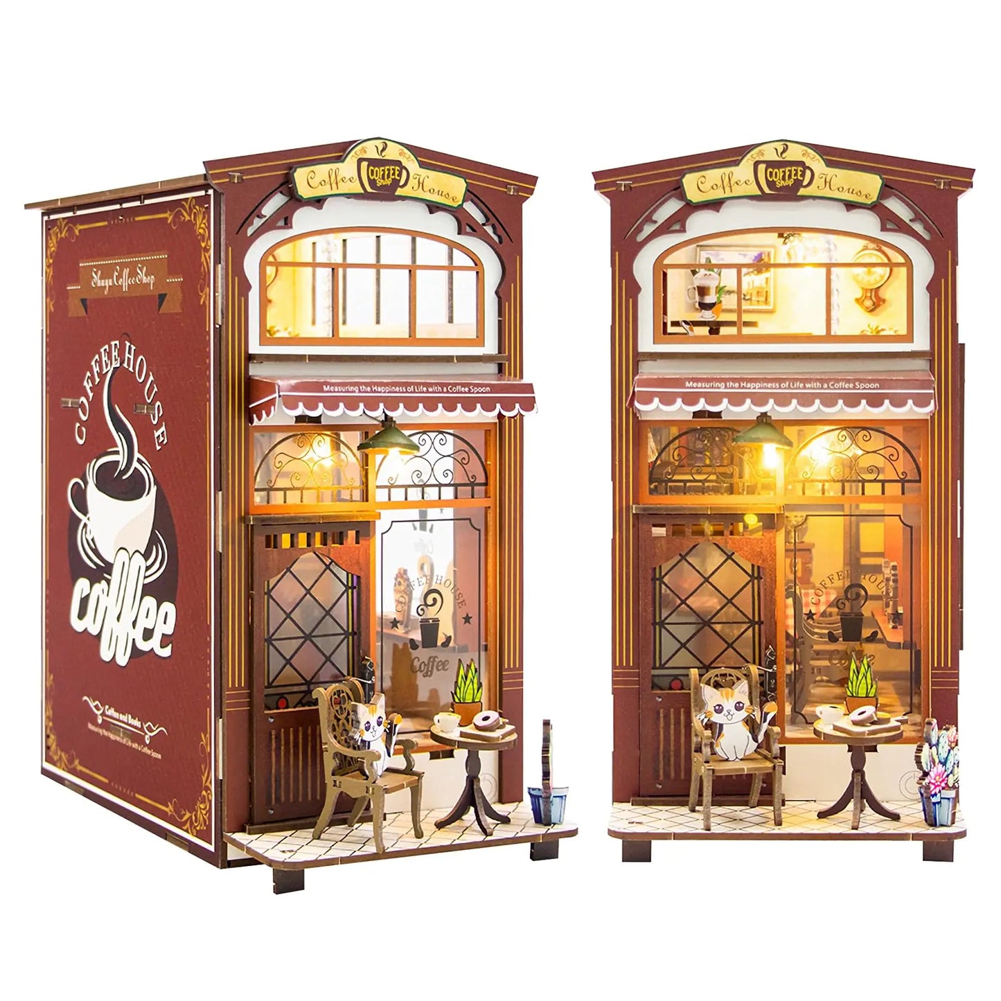 Café at Dusk — Miniature DIY Coffee Shop
